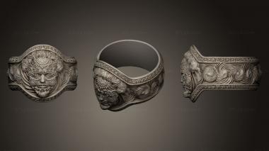 Jewelry rings God of Airaether 3d model